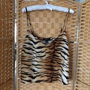 Forever21 plus size1X tiger print tank